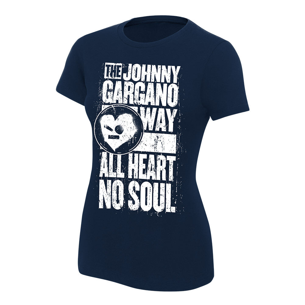 Johnny Gargano "All Heart, No Soul" Women's Authentic T-Shirt 2