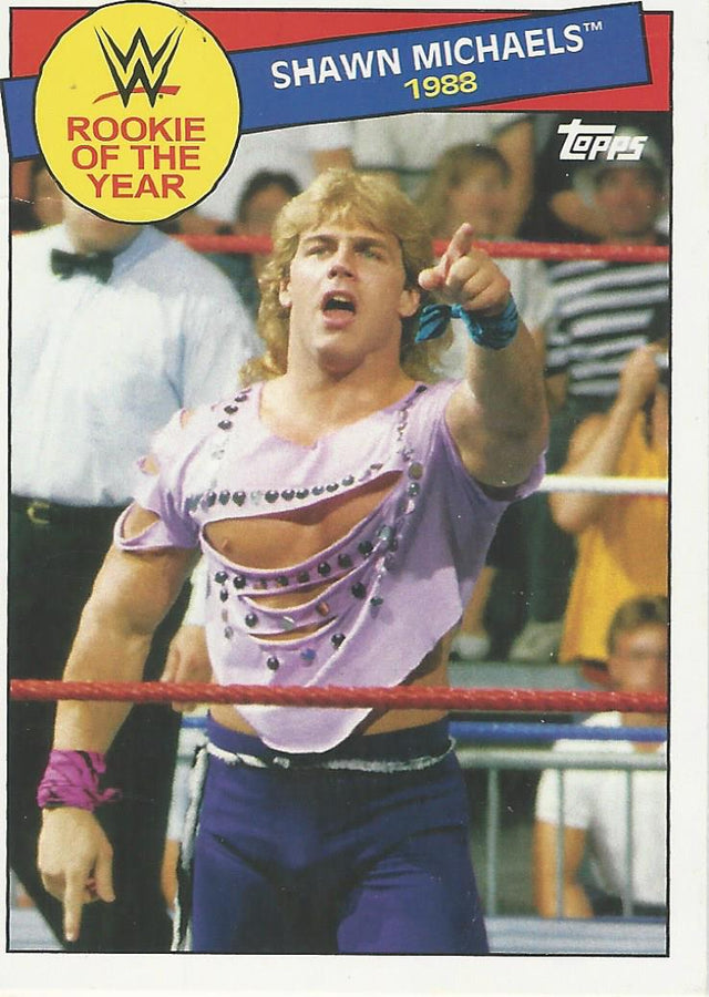 WWE Topps Heritage 2015 Shawn Michaels 6 of 30 trading card PW Catalog