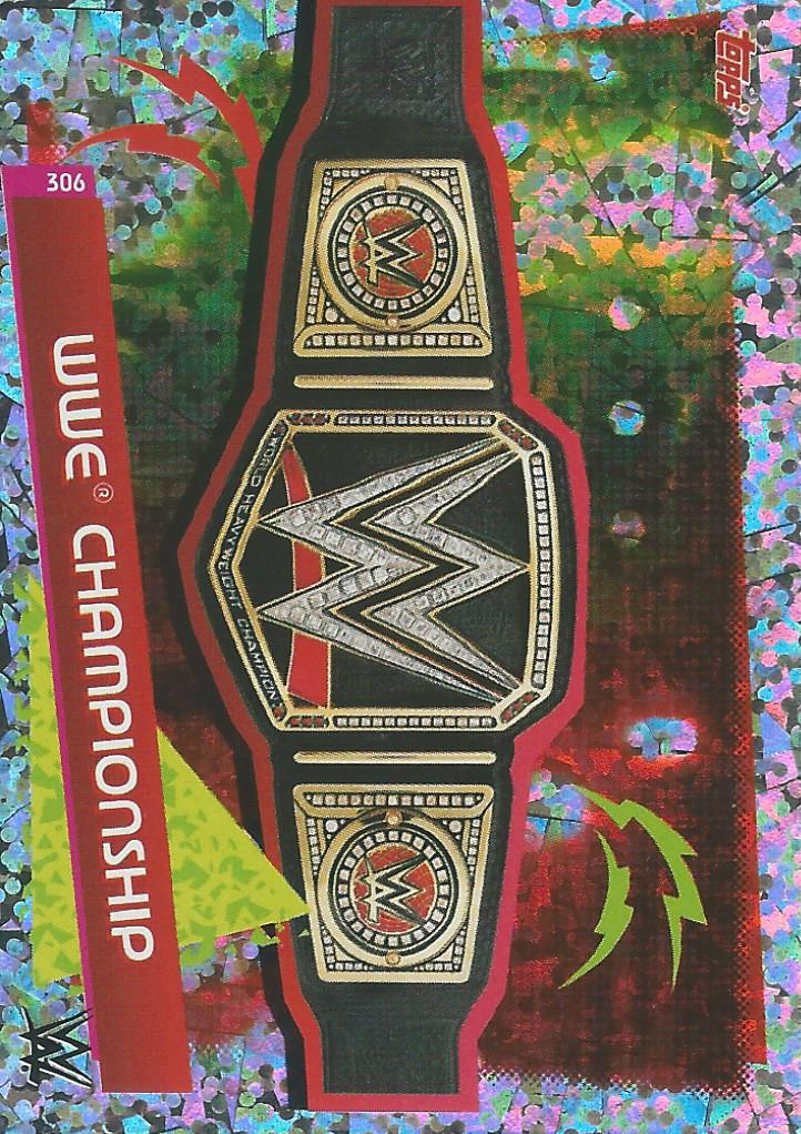 WWE Topps Slam Attax Reloaded 2020 WWE Championship #306