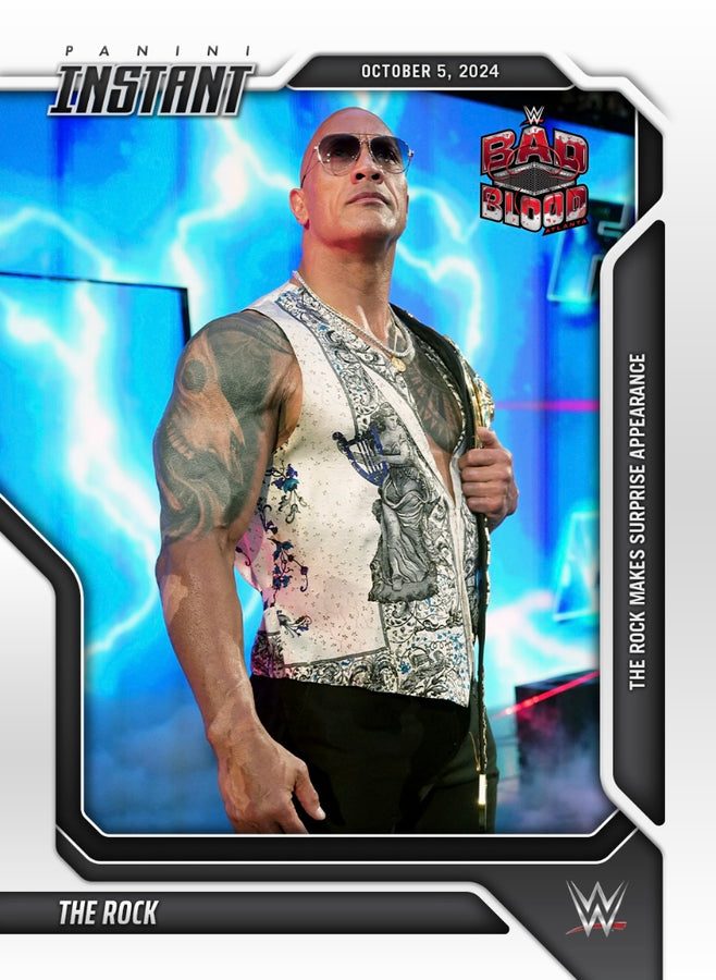 The Rock – the Rock Makes a Surprise Appearance trading card PW Catalog