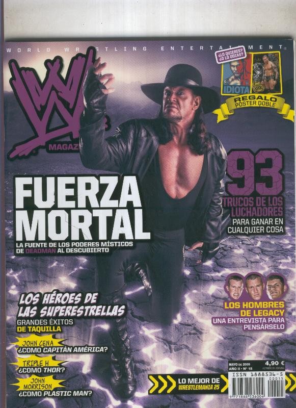 WWE Magazine from Mexico May 2009 Magazine PWcatalog