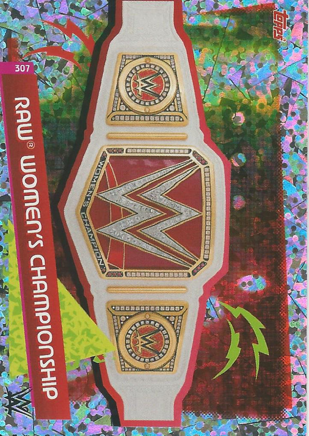 WWE Topps Slam Attax Reloaded 2020 Raw Womens Championship #307