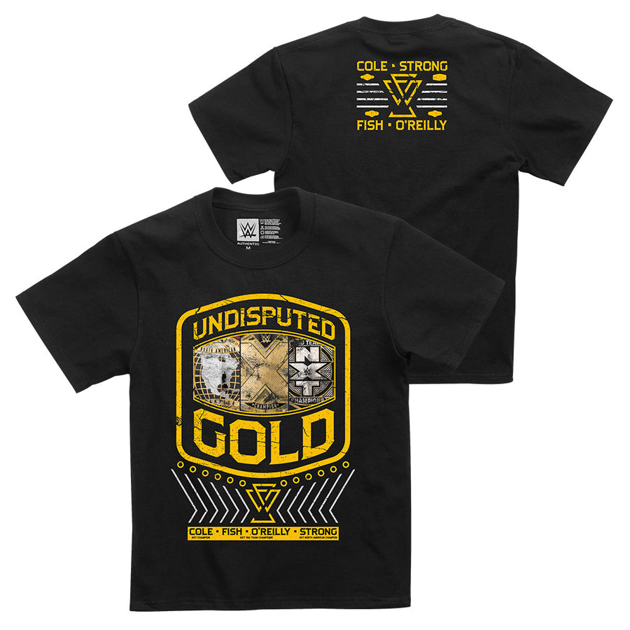 Undisputed Era "Undisputed Gold" Youth Authentic T-Shirt T-Shirt PW Catalog
