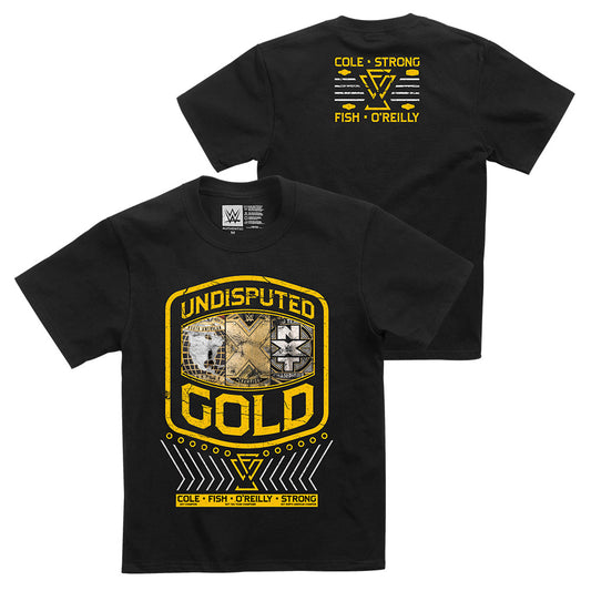 Undisputed Era "Undisputed Gold" Youth Authentic T-Shirt T-Shirt PW Catalog
