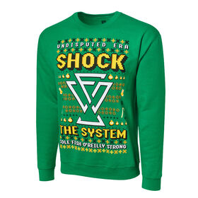 Undisputed Era "Shock the System" Ugly Holiday Sweatshirt Sweatshirt PW Catalog