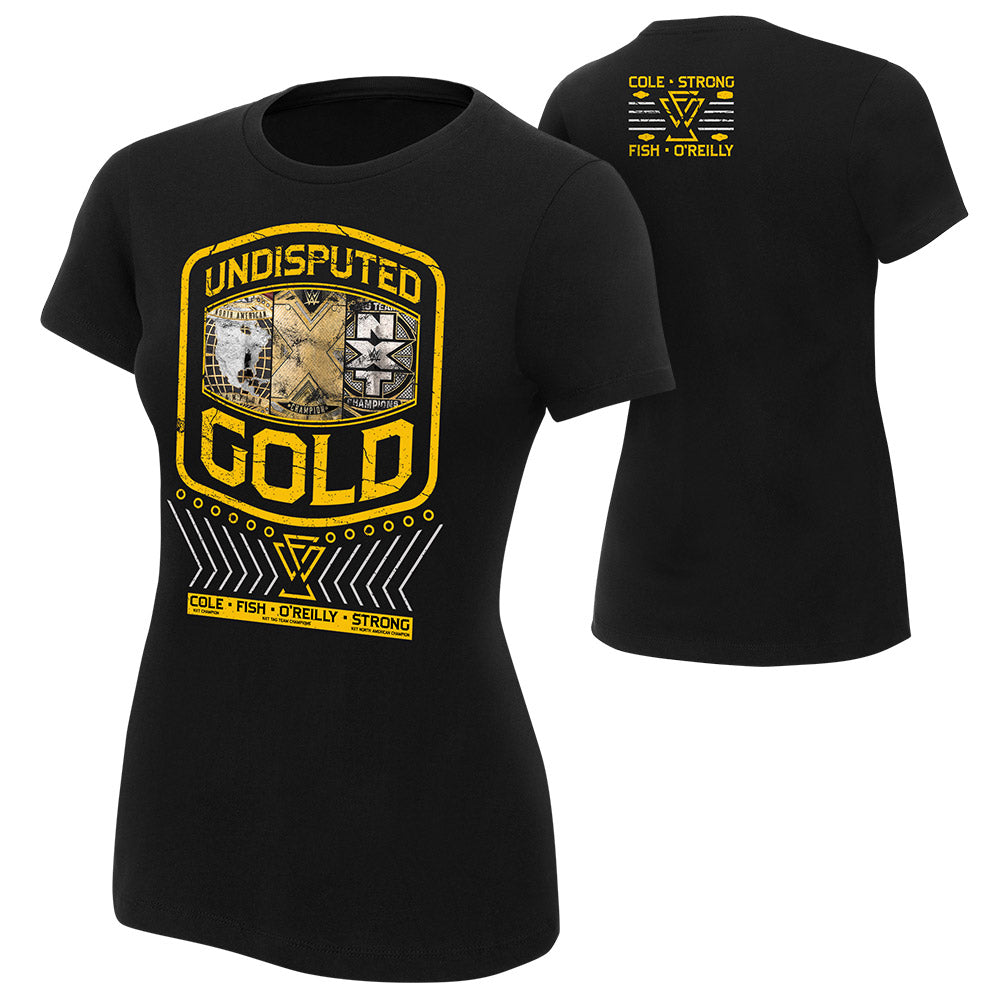 Undisputed Era "Undisputed Gold" Women's Authentic T-Shirt