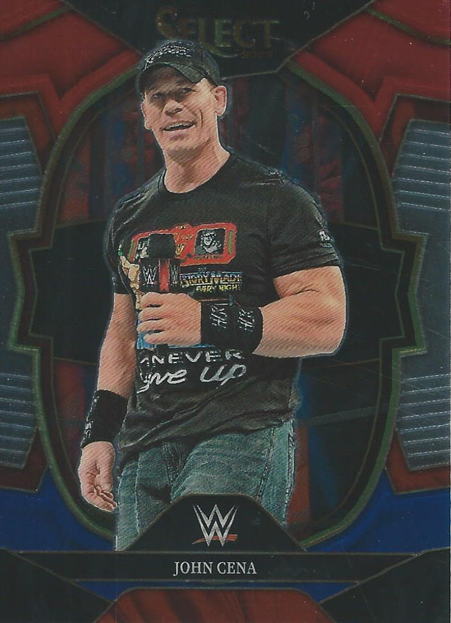 WWE Panini Select 2023 Red/Silver/Blue John Cena #79
