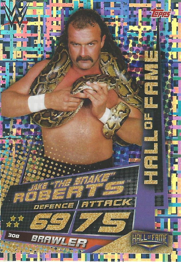 WWE Topps Slam Attax Universe 2019 Jake the Snake Roberts #308