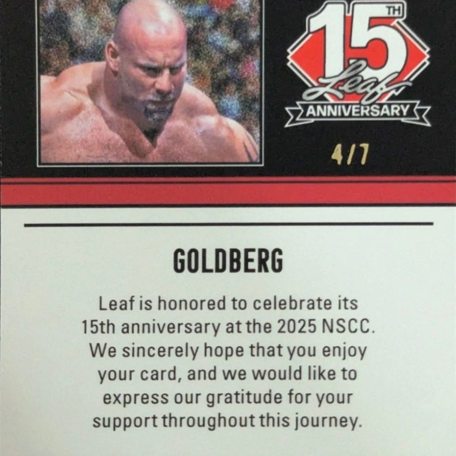 Goldberg trading card PW Catalog