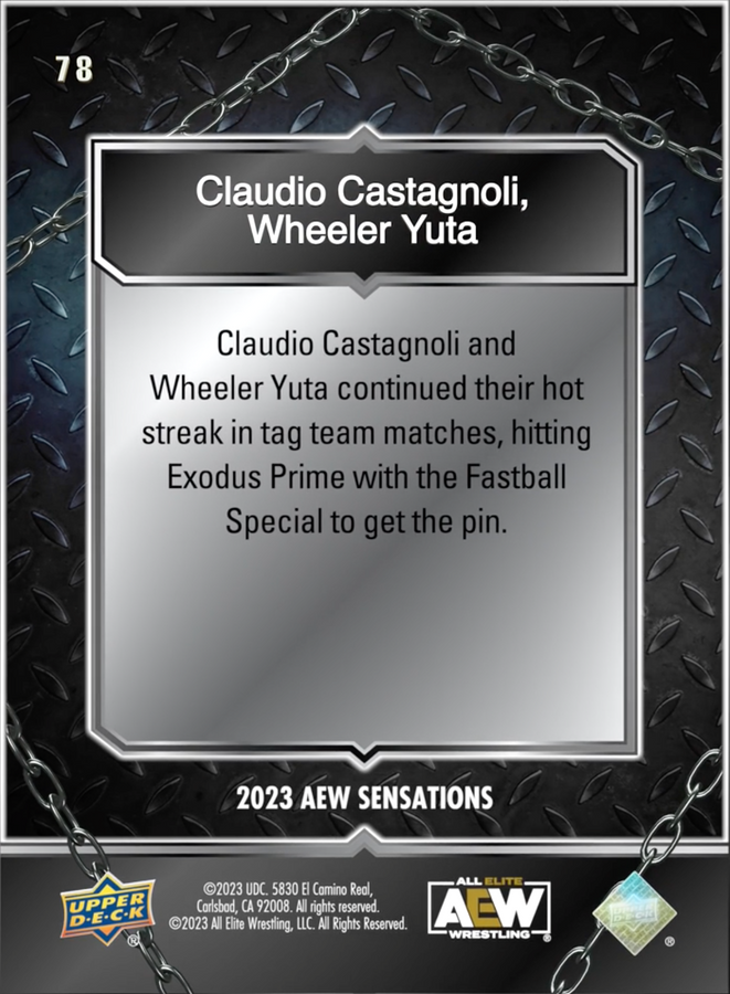 10/20/23 – Claudio Castagnoli, Wheeler Yuta – Claudio Castagnoli, Wheeler Yuta Win Again