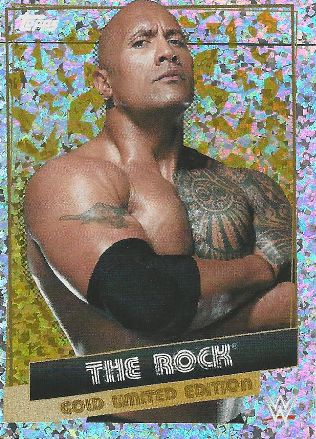 WWE Topps Road to Wrestlemania Stickers 2021 The Rock LE1 trading card PW Catalog