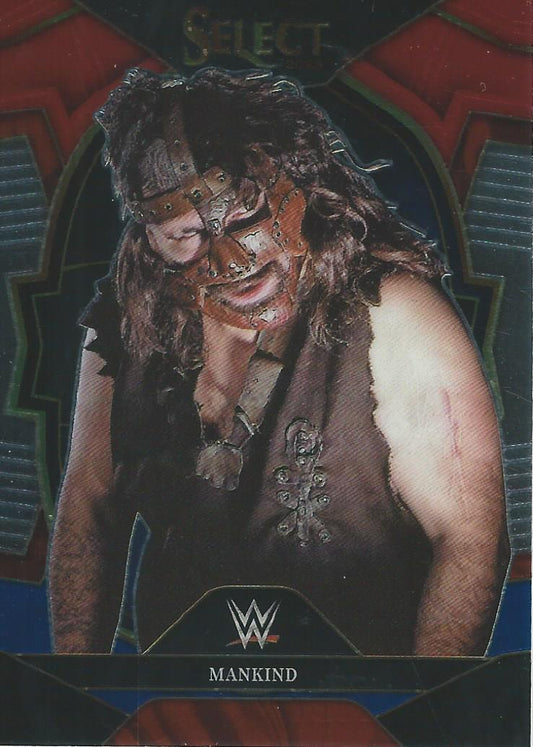 WWE Panini Select 2023 Red/Silver/Blue Mankind #89