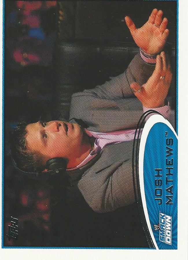 WWE Topps 2012 Josh Matthews #30