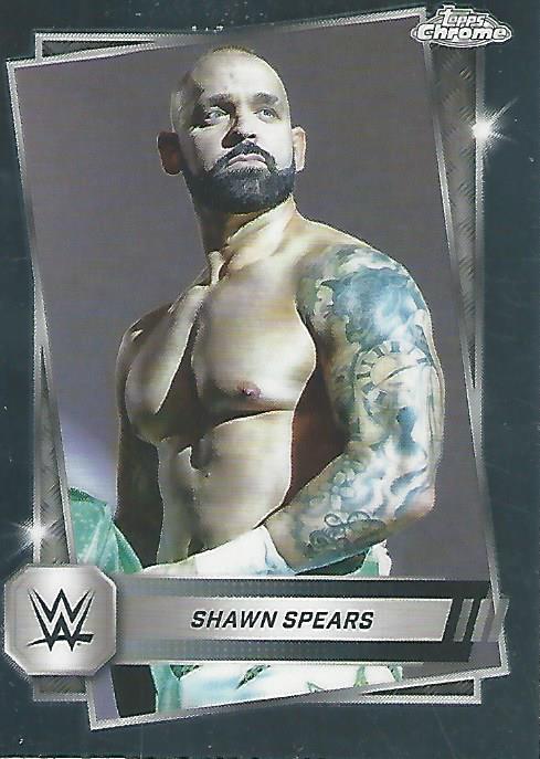 WWE Topps Chrome 2025 Trading Cards Shawn Spears No.30 PW Catalog