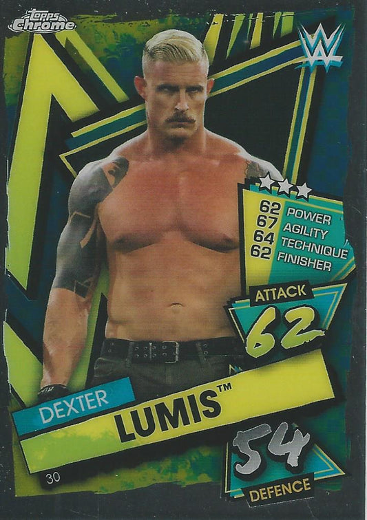 WWE Topps Slam Attax Chrome 2021 Dexter Lumis #30
