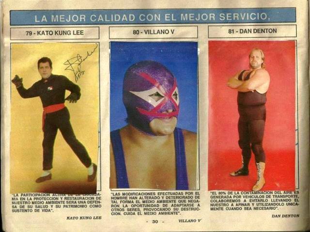 Super Album de Luchas Stickers Album 1991 From Mexico Stickers Album PW Catalog