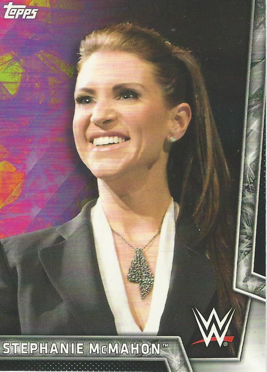WWE Topps Women Division 2018 Stephanie McMahon #30