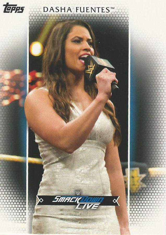 WWE Topps Women Division 2017 Dasha Fuentes R30 trading card PW Catalog