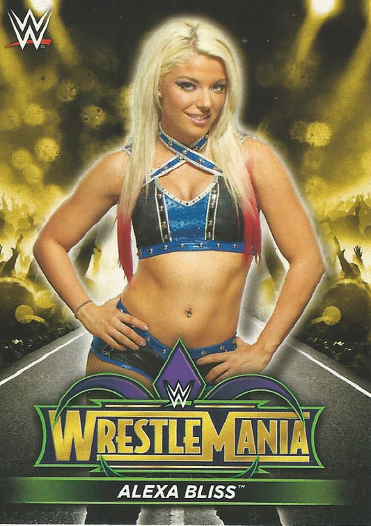WWE Topps Road to Wrestlemania 2018 Alexa Bliss R30 trading card PW Catalog