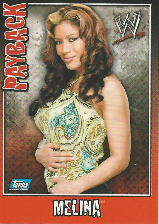 WWE Topps Payback 2006 Melina #30