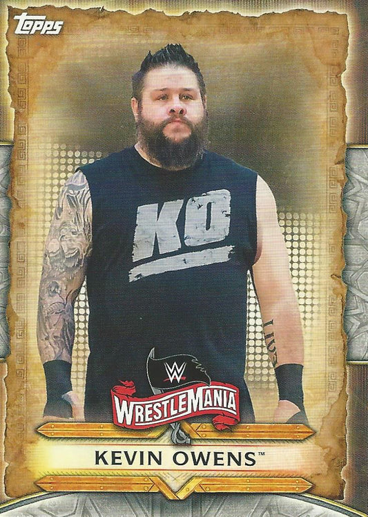 WWE Topps Road to Wrestlemania 2020 Kevin Owens WM-30 trading card PW Catalog