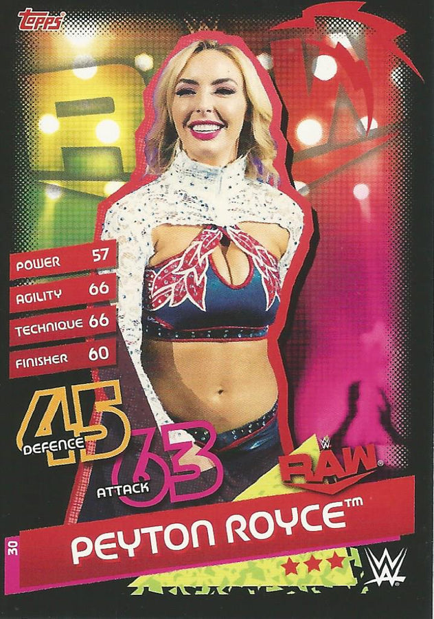 WWE Topps Slam Attax Reloaded 2020 Peyton Royce #30