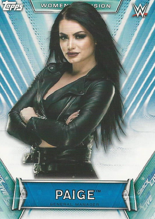 WWE Topps Women Division 2019 Paige #30