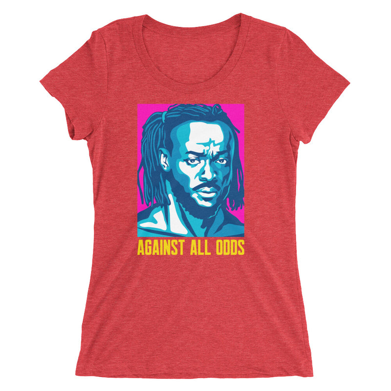 Kofi Kingston "Against All Odds" Women's Tri-Blend T-Shirt