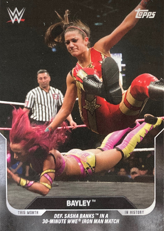 NXT Takeover Respect – October 7, 2015 Bayley DEF. Sasha Banks in a 30-Minute WWE Iron Man Match