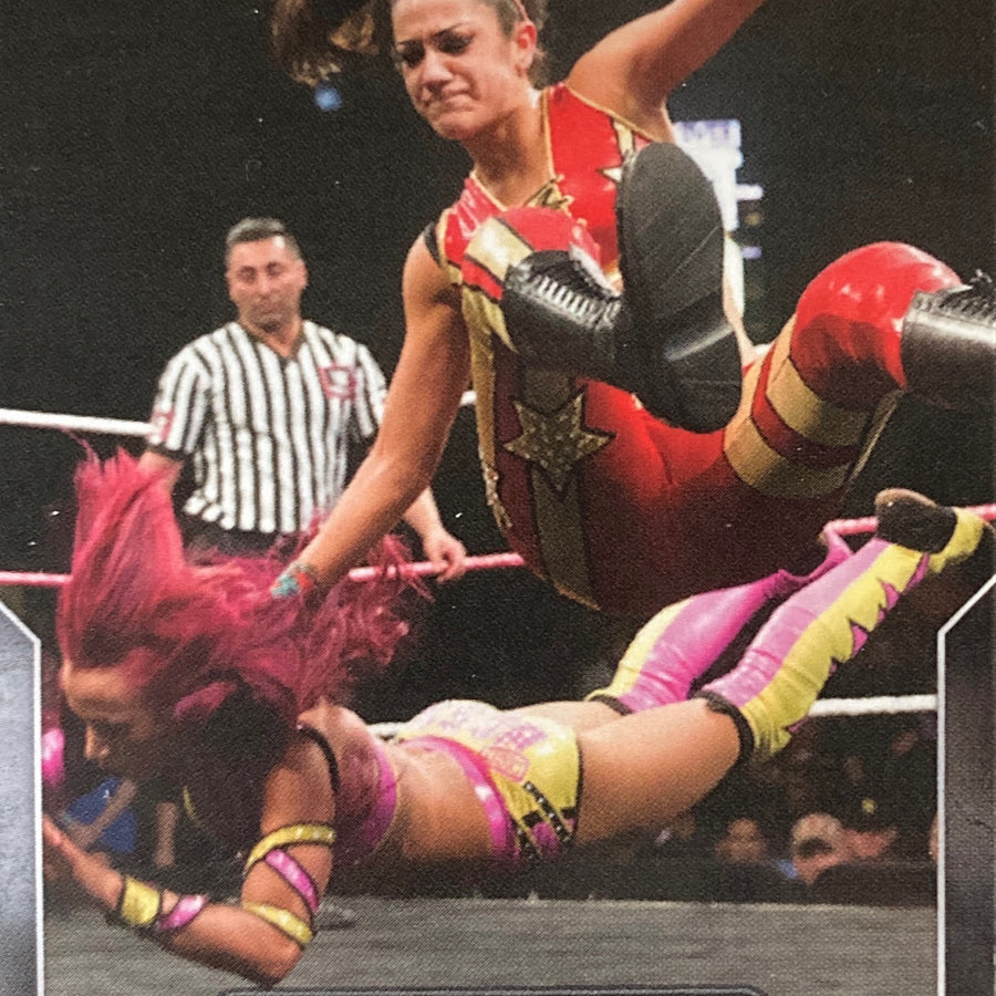 NXT Takeover Respect – October 7, 2015 Bayley DEF. Sasha Banks in a 30-Minute WWE Iron Man Match trading card PW Catalog