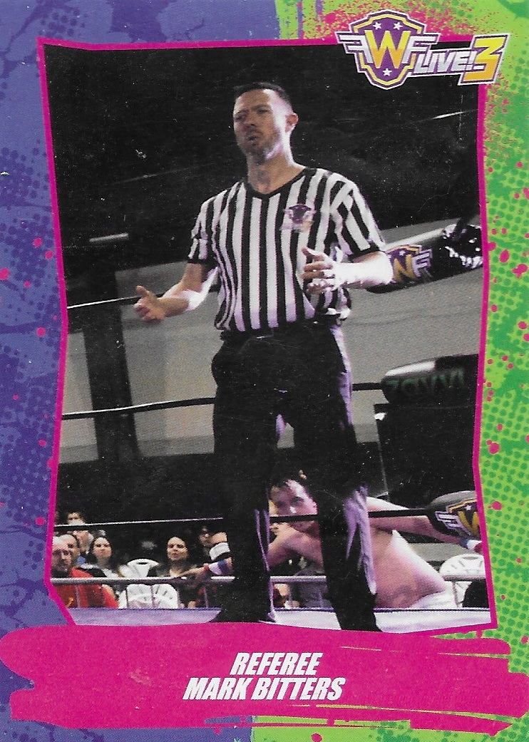 Referee Mark Bitters trading card PW Catalog