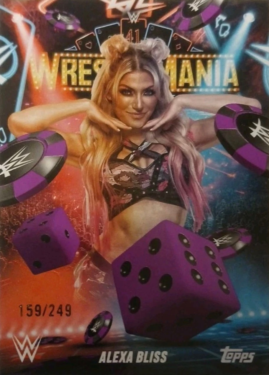 Alexa Bliss trading card PW Catalog