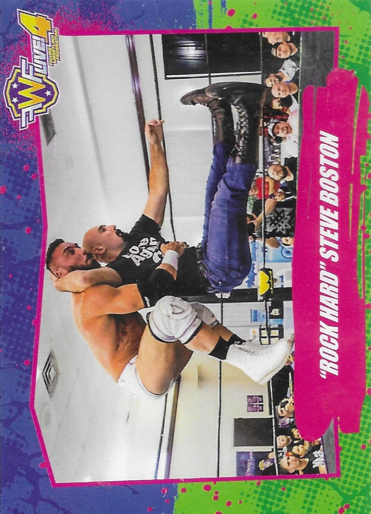 “Rock Hard” Steve Boston trading card PW Catalog