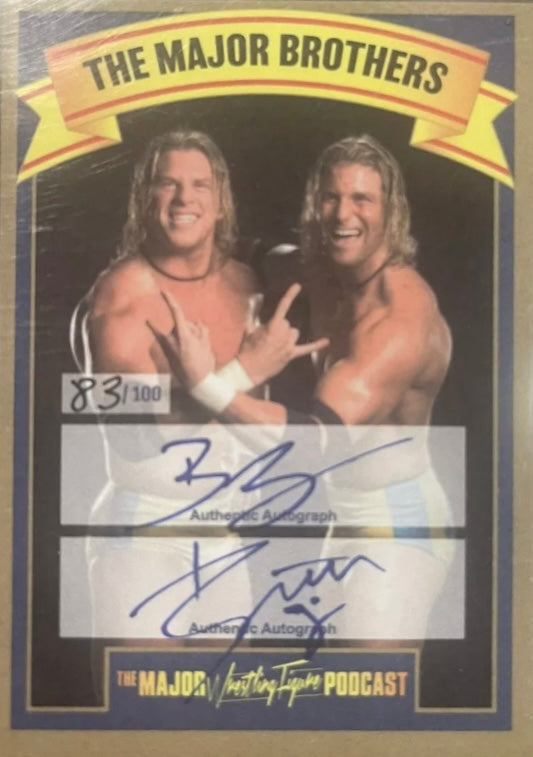 The Major Brothers trading card PW Catalog