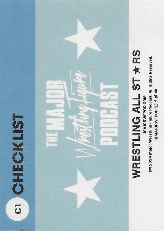 Checklist trading card PW Catalog
