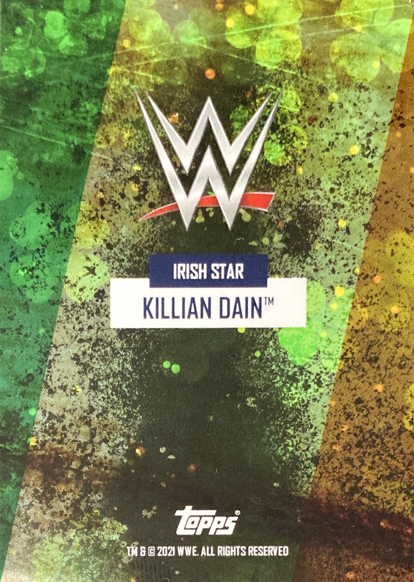 Irish Star – Killian Dain trading card PW Catalog
