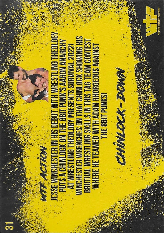Chinlock-Down trading card PW Catalog