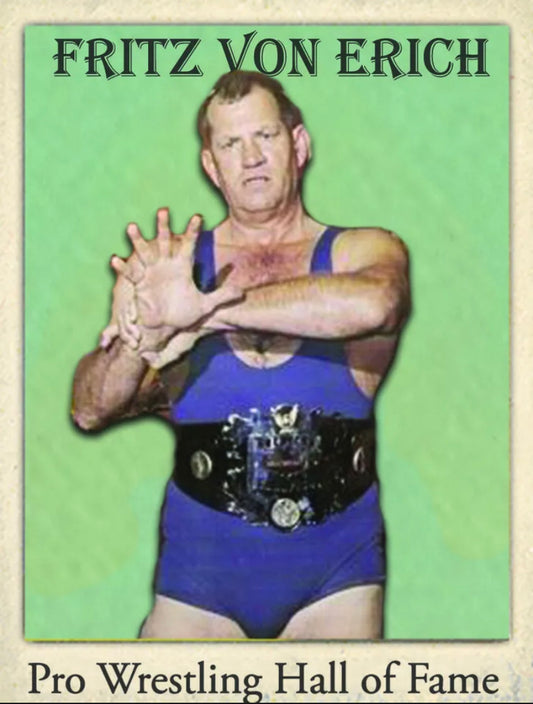 Fritz VON Erich trading card PW Catalog