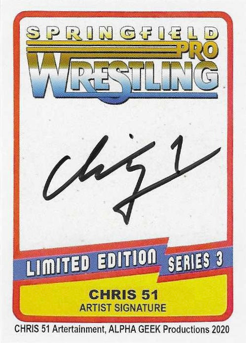 Springfield Pro Wrestling Series 3 Episode Originals trading card PW Catalog