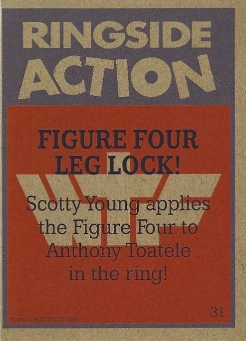 Ringside Action – Figure Four Leg Lock! trading card PW Catalog
