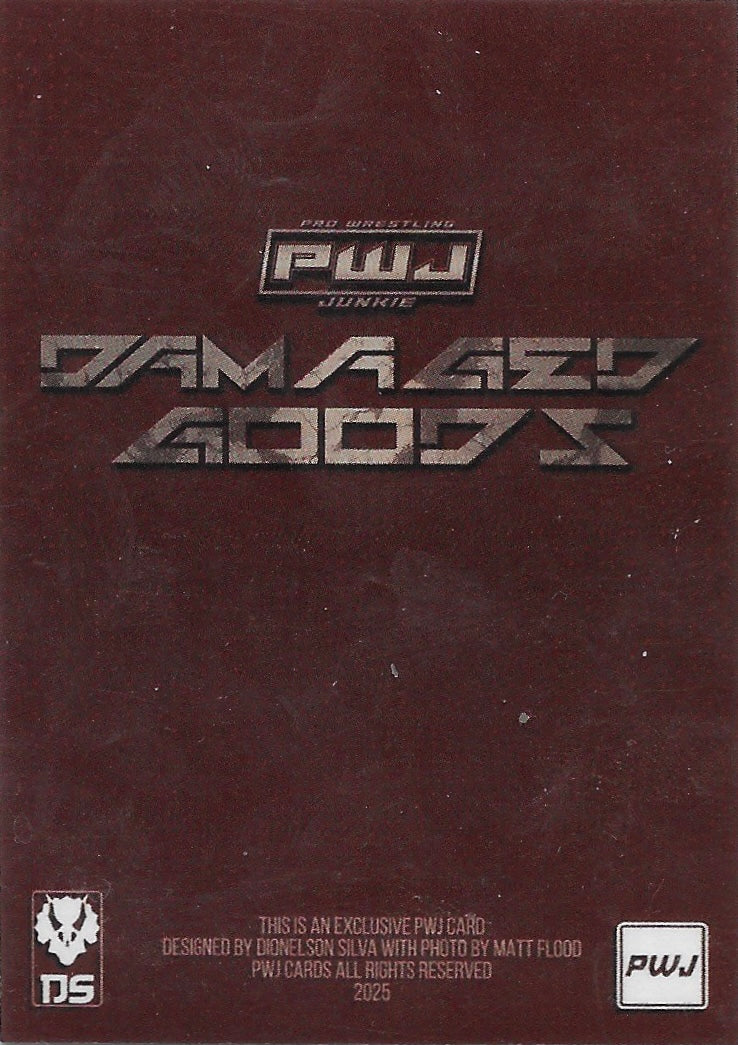 “The 1st PWJ Champion” Charles Mason trading card PW Catalog