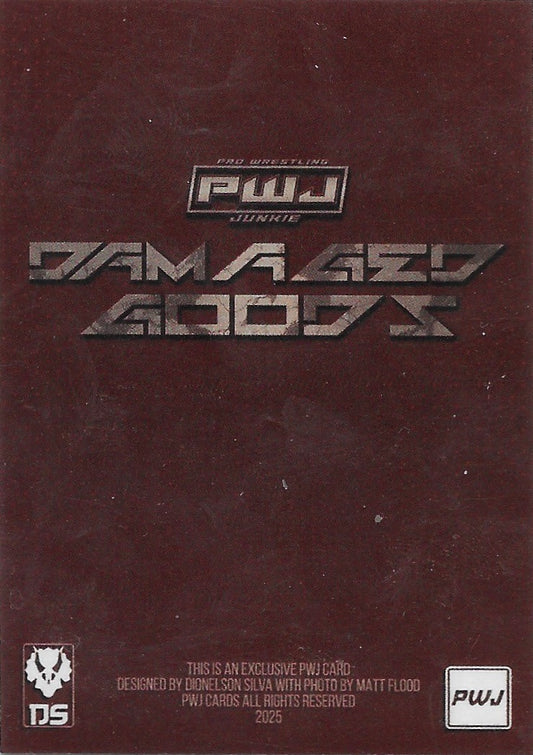 “The 1st PWJ Champion” Charles Mason trading card PW Catalog