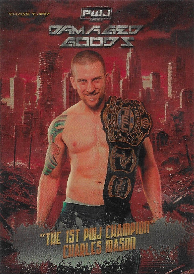 “The 1st PWJ Champion” Charles Mason trading card PW Catalog