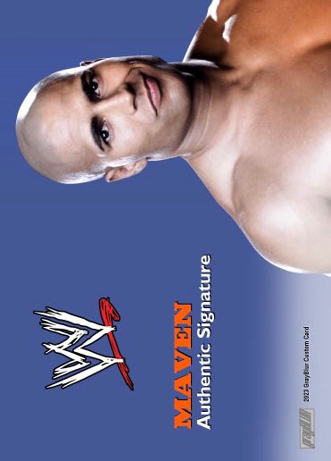 Maven – WWE trading card PW Catalog