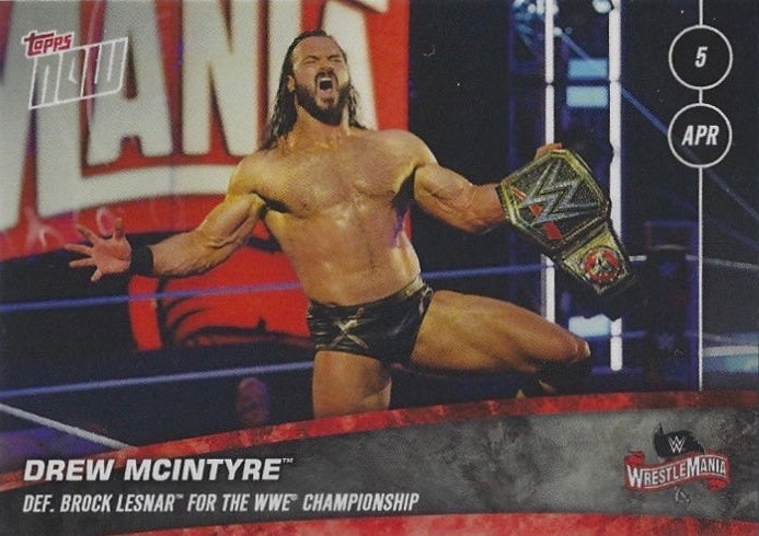 Drew McIntyre DEF. Brock Lesnar for the WWE Championship