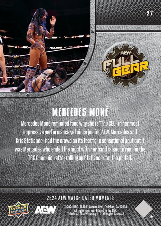 Mercedes MONÉ – Mercedes MONÉ IS Ultra Impressive in Defense of HER TBS Championship Versus Kris Statlander
