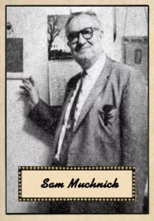 SAM Muchnick trading card PW Catalog
