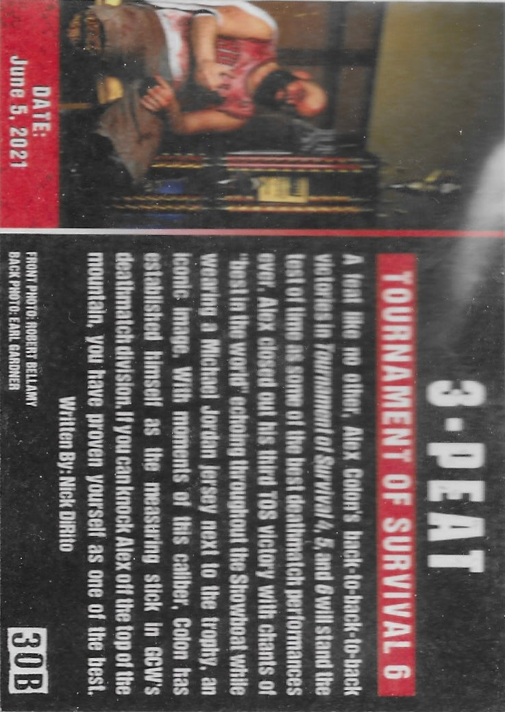 3-Peat trading card PW Catalog