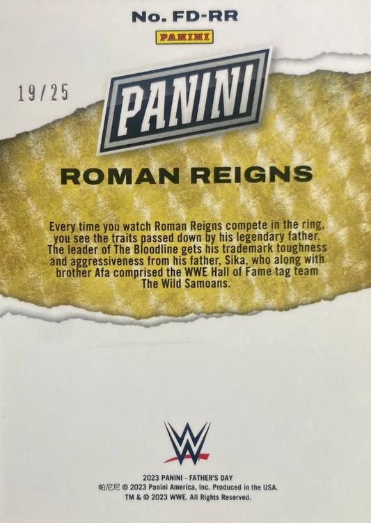 Roman Reigns trading card PW Catalog