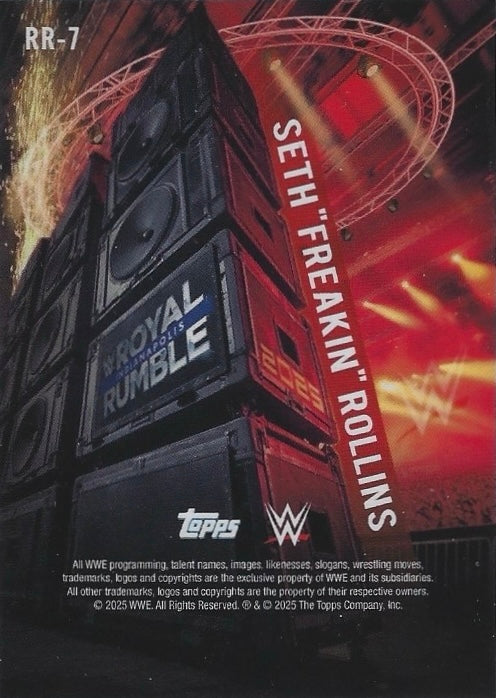 Seth “Freakin” Rollins trading card PW Catalog